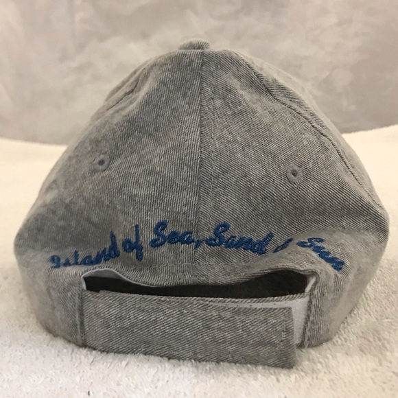 Rima for Antigua on Adjustable Grey Travel Beach  Baseball Cap - Picture 6 of 13